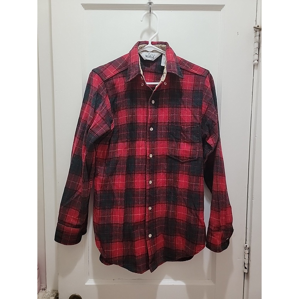 Woolrich Vintage Made in USA Wool Shirt Jacket.  Women's Size Medium